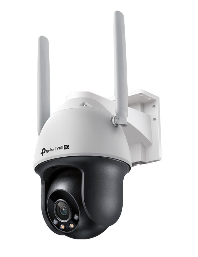 TP-Link VIGI 4MP C540-4G(4mm) Outdoor Full-Color 4G Pan Tilt Network Camera, 4mm Lens
