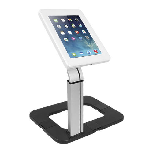 [MPBT-PAD15-02] Brateck Anti-theft Countertop Tablet Kiosk Stand with Aluminum Base Fit Screen Size  9.7'-10.1' (LS)