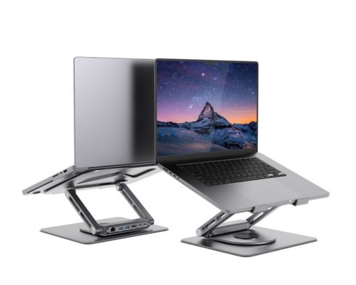 [OFMB-STD-S12GRY] mbeatÂ® Stage S12 Rotating Laptop Stand with USB-C Docking Station