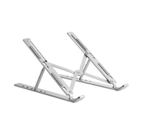 [MABT-LPS03-3-03] Brateck LPS03-3-03 PORTABLE 6-LEVEL ADJUSTABLE ALUMINUM LAPTOP RISER  For most 11'-15' laptops, tablets and more (Silver)