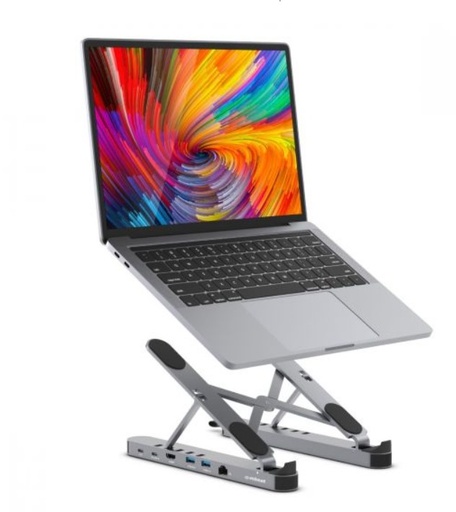 [OFMB-STD-P5GRY] mbeatÂ® Stage P5 Portable Laptop Stand with USB-C Docking Station