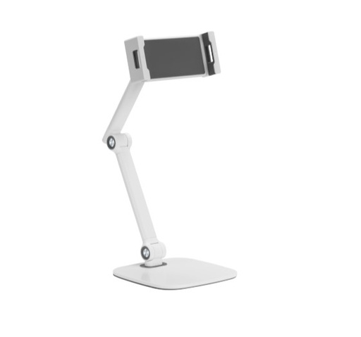 [MPBT-PAD39-02] Brateck PAD39-02 SIMPLICITY UNIVERSAL PHONE/TABLET TABLETOP STAND Compatible with most 4.7'~12.9' phones, tablets, and more devices (White)