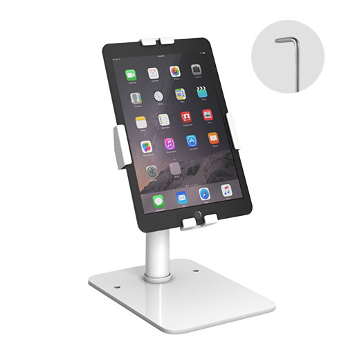 [MPBT-PAD33-04] Brateck MPBT-PAD33-04 Universal Anti-Theft Tablet Countertop Fit most  7.9' to 11' Tablets - White