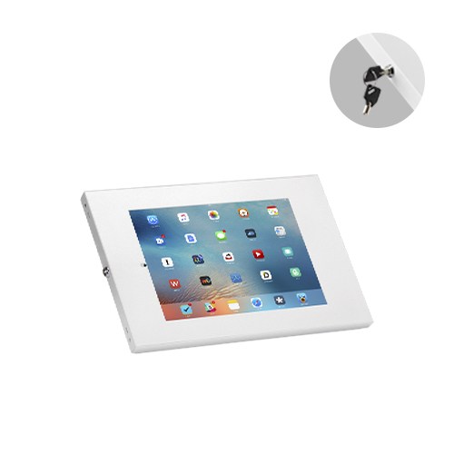 [MPBT-PAD34-01] Brateck Anti-Theft Wall-Mounted Tablet Enclosure Fit most 9.7' to 11' tablets including iPad, iPad Air, iPad Pro,- White